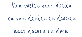 tekst van voelen naar doelen